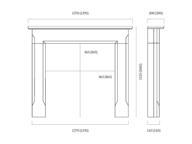 The Lingwood 51″ & 54″ Mantel - Image 10