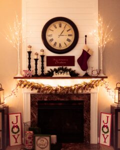 Decorate Your Fireplace at Christmas