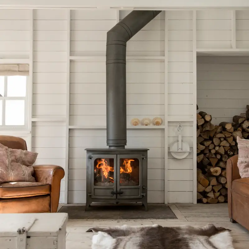 Charnwood Island Three Woodburner