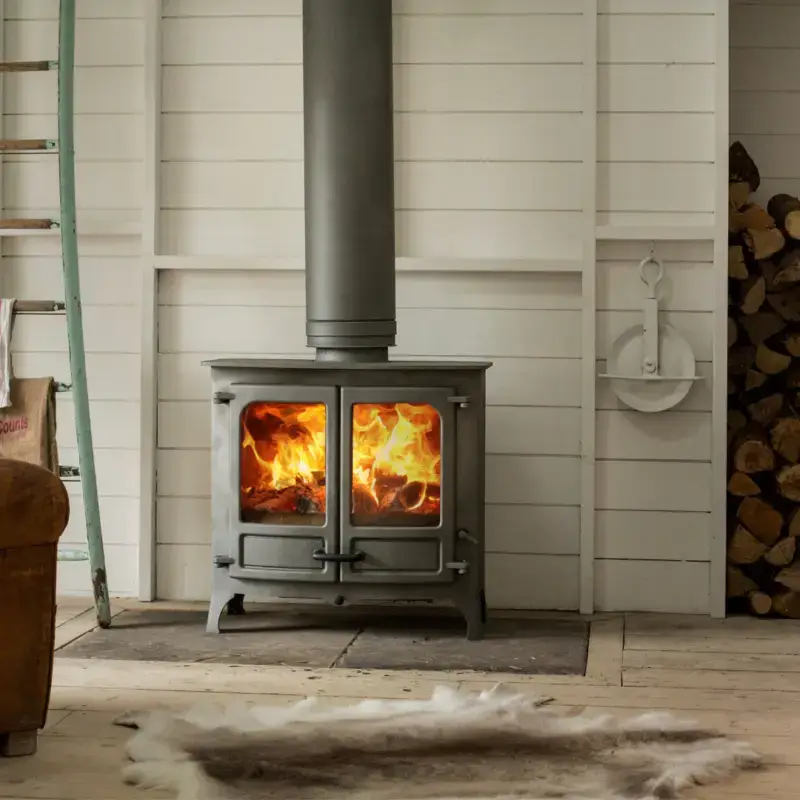 Charnwood Island Three Woodburner
