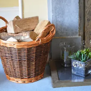Manor Duo Tone Log Basket