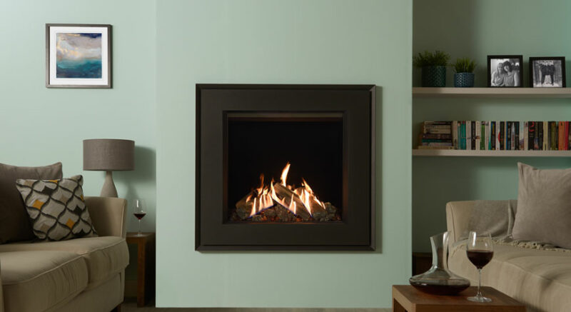 Reflex 75T Evoke Steel Gas Fire