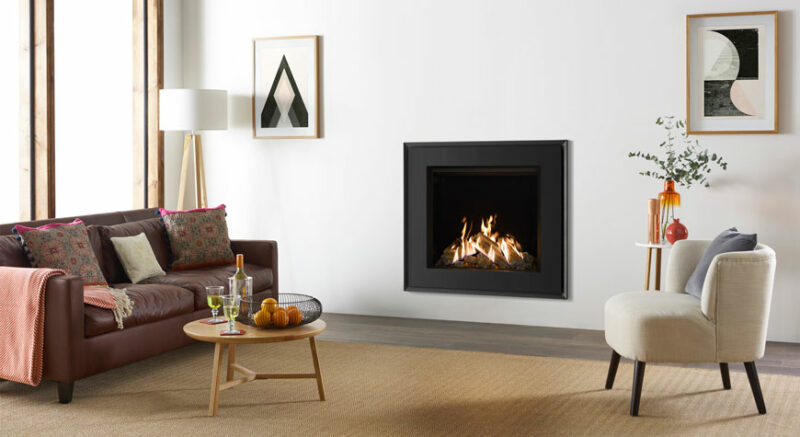 Reflex 75T Evoke Steel Gas Fire