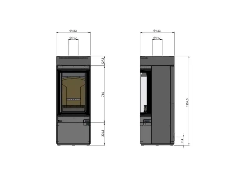 Radial Halo Wood Burning Stove - Image 3
