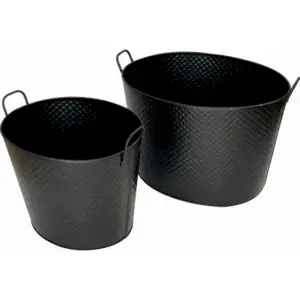 Cross Emboss Buckets