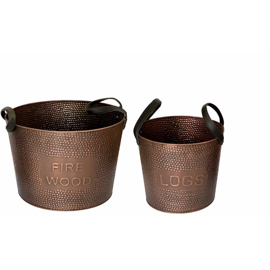 Copper Antique Buckets
